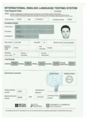 IELTS Certificate in English