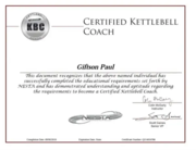 Kettlebell Coaching Certificate