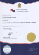 Сертификат TEFL Лондонского колледжа