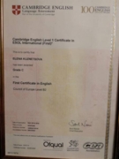 First Certificate in English