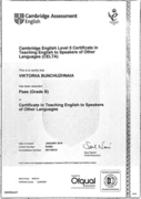 Cambridge Certificate in Teaching English