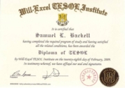 TESOL - международный сертификат. подтверждающий квалификацию учителя английского языка