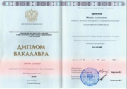 Диплом бакалавра (Санкт-Петербургский государственный горный университет)