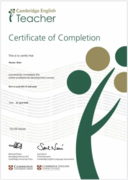 IELTS Test Preparation Certificate