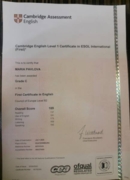 FCE -  First Certificate in English