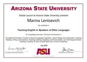 TESOL CERTIFICATE