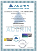 Международный сертификат, сертифицирующий на преподавание английского языка