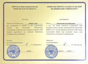 Сертификат В2 + медицинский немецкий