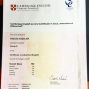 CAE Certificate C1