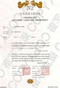 Сертификат Нихонго норёку сикэн N2, 2015