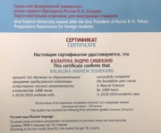 Сертификат B1 по русскому языку