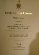 Certificate in TESOL