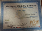 TESOL Certificate