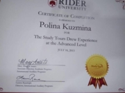 ADVANCED Level Certificate (USA)