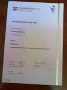 TKT (Teaching Knowledge Test) Cambridge Certificate