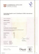 Сертификат CAE (Уровень C2)
