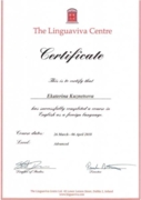 The Linguaviva Centre (Dublin, Ireland), Certificate English as a foreign language