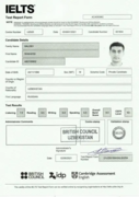 IELTS Certificate