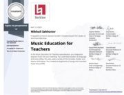 Berklee College Of Music, Music Education for Teachers