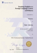 TEFL - Teaching English as a Foreign Language Course - 120 Hours. (Cert. TR2897087791)