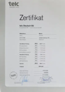 Сертификат Telc Deutsch B2