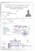 National Examination Certificate (English)