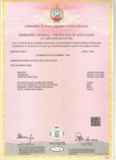 A leve certificate