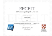 EF Cambridge English Level Test