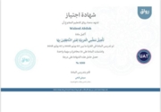 Сертификат о подготовке преподавателя арабского языка для неговорящих