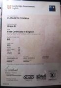 First Certificate in English