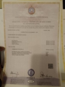A level certificate