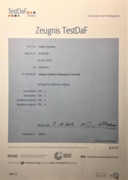 Сертификат TestDaF