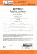 Сертификат на знание языка из Австрии