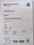 Certificate of Advanced English (CAE)