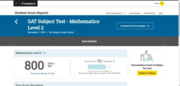 Результат SAT Math Level 2 от 7 ноября 2020 г.