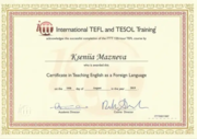 TEFL CERTIFICATE