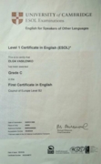 FCE Сертификат