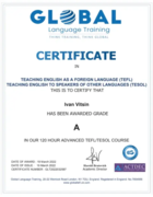 TEFL+TESOL certificate