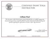 Sports Yoga Instructor Certificate