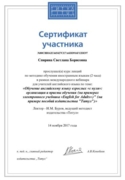 Сертификат о повышении квалификации по методике обучения иностранным языкам