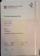 Certificate of International Exam TKT