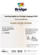 TEFL CERTIFICATE