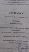 Сертификат эксперта ГИА