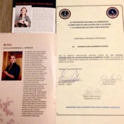 Сертификат и прогаммы концертов в Эквадоре