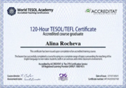 Сертификат TESOL, позволяющий преподавать английский по всему миру