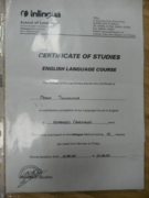 Inlingua International School Certificate For Advanced Business (1998) Advancef Business Certificate