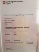 медународный сертификат по методике преподавания английского языка детям 6-12 лет