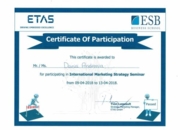 Certificate of participation