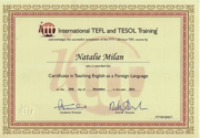 Сертификат TEFL (TESOL)