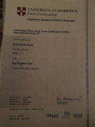 ESOL Certificate